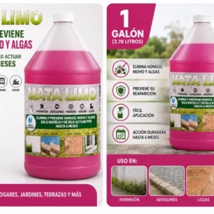 MATA LIMO – Eliminador y Preventivo de Moho, Hongos y Algas (1 Galón)